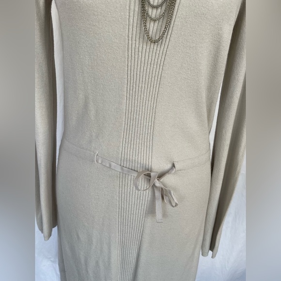 Stefanel Oatmeal Knit Dress - Picture 3 of 6